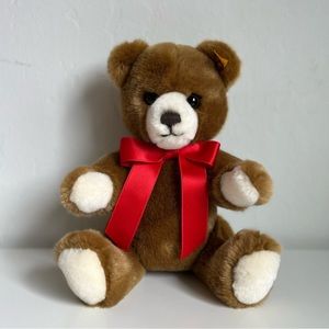 Steiff “Petsy” Collectible Teddy Bear with Red Bow